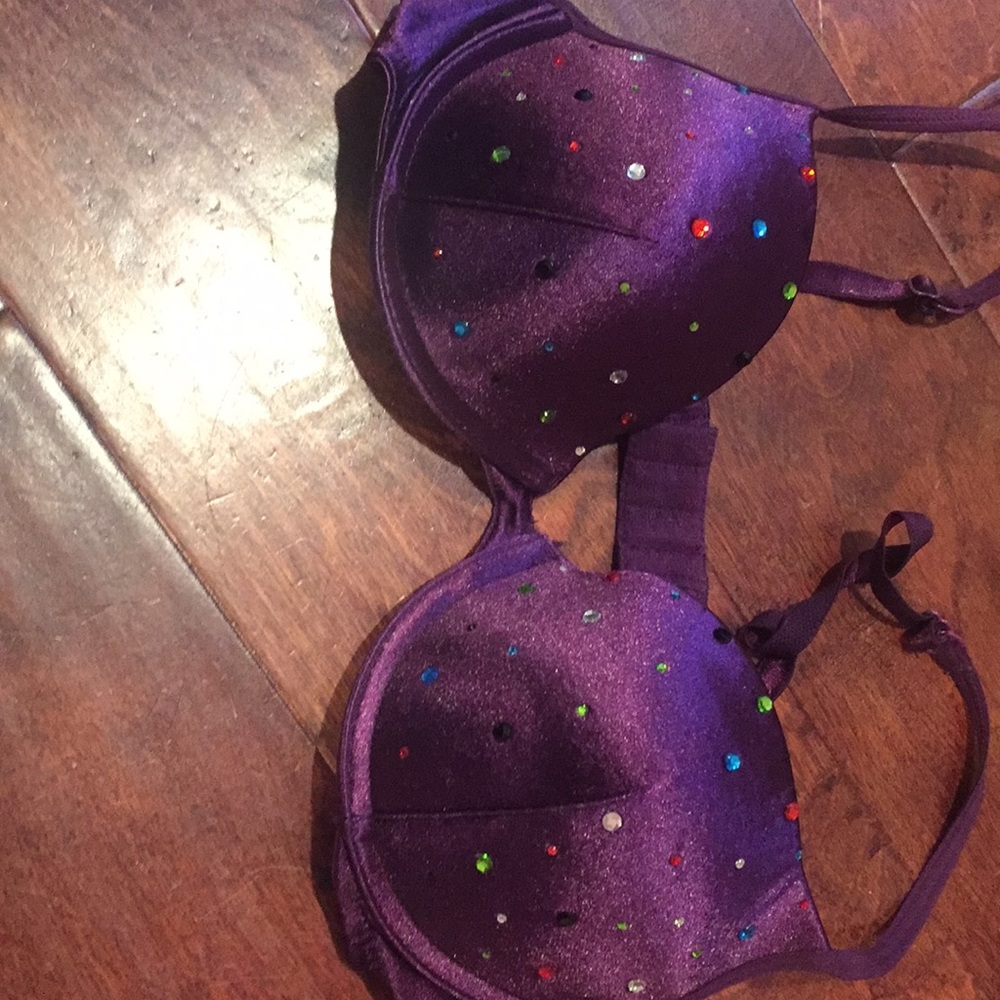 Purple bra